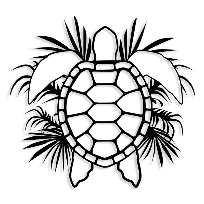 Küstenhaus Wanddekoration Schildkröte | Wayfair.de